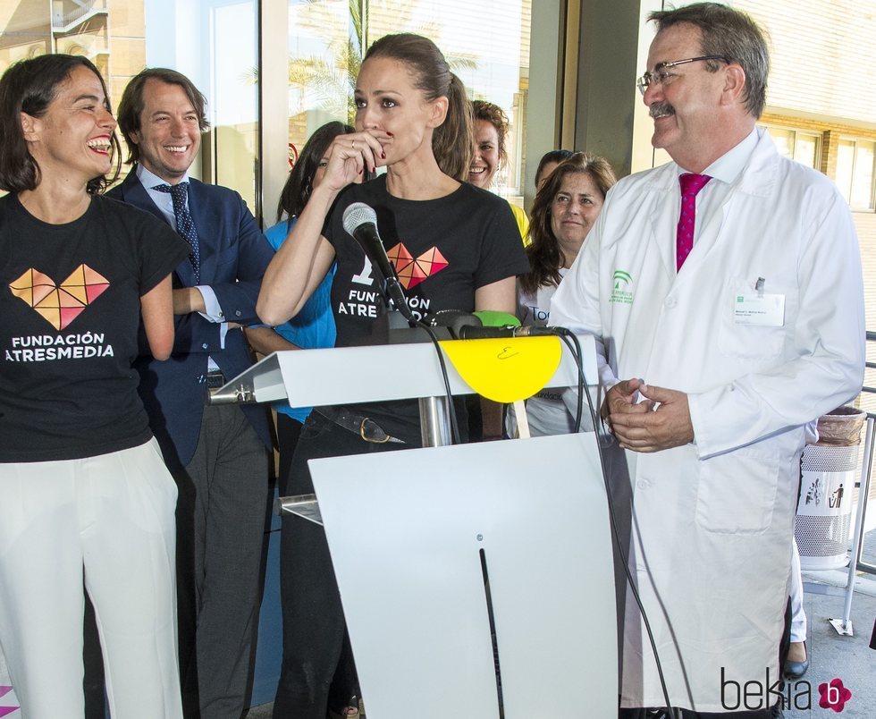 Eva González, muy emocionada el Día del Niño Hospitalizado