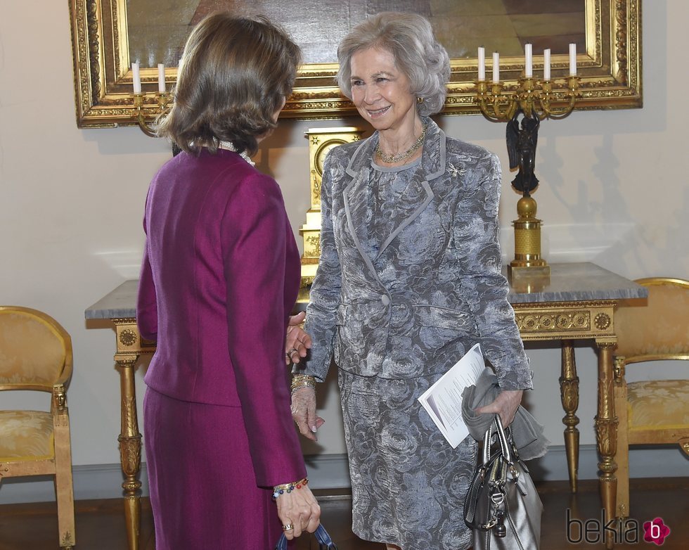 La Reina Sofía y Silvia de Suecia, muy cómplices en el 'Dementia Forum X'