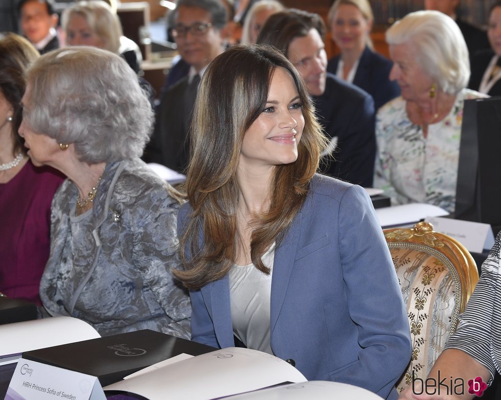 La Reina Sofía y Sofia Hellqvist en el 'Dementia Forum X'