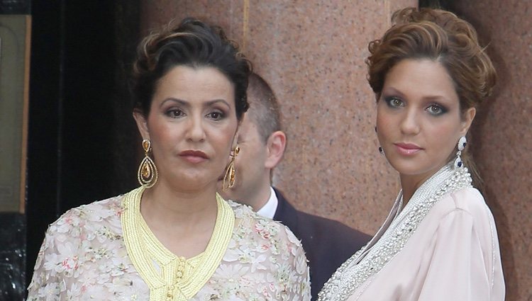 Lalla Meryem y su hija Lalla Soukaina de Marruecos