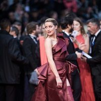 Amber Heard en la presentación de 'Dolor y Gloria' en Cannes