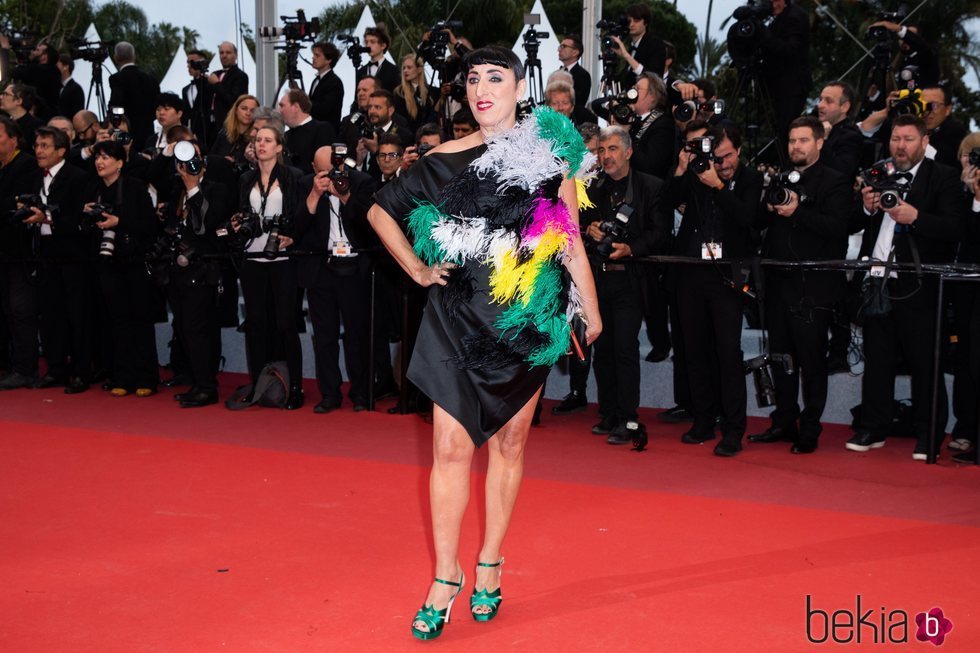 Rossy de Palma en la presentación de 'Dolor y Gloria' en el Festival de Cannes