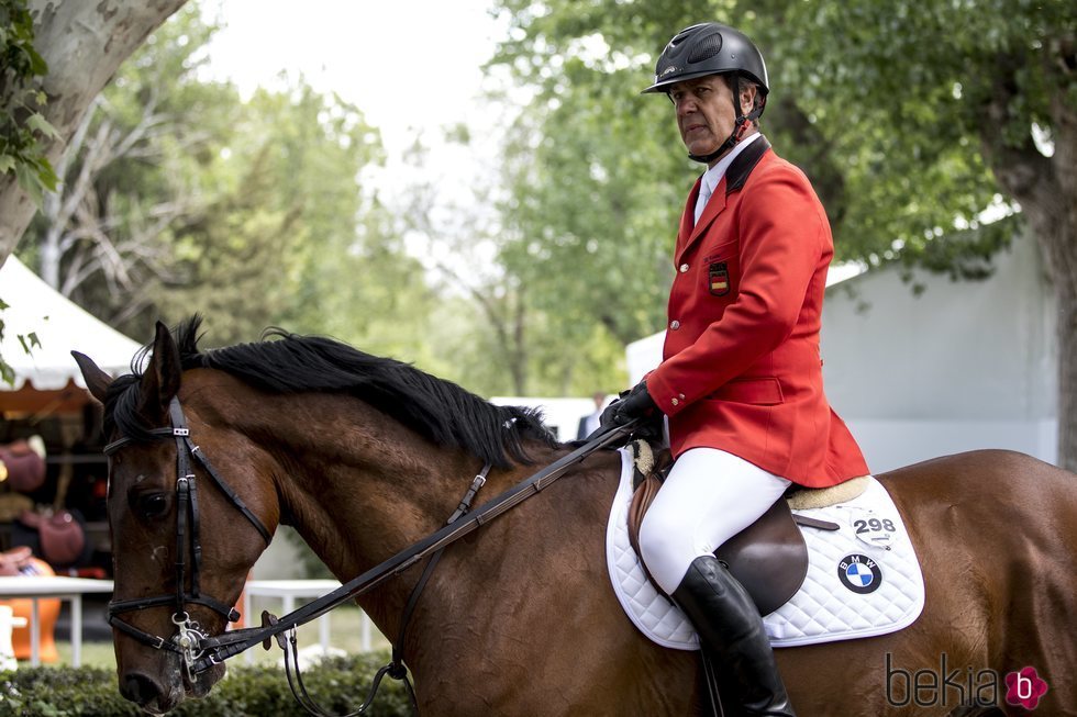 Cayetano Martínez de Irujo en el Concurso de Saltos de Madrid de 2019