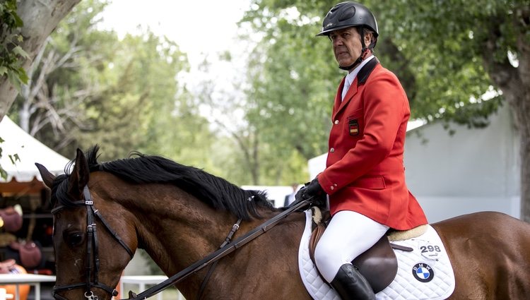 Cayetano Martínez de Irujo en el Concurso de Saltos de Madrid de 2019