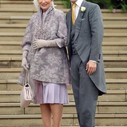 La Princesa Michael de Kent y Lord Frederick Windsor en la boda de Lady Gabriella Windsor y Thomas Kingston