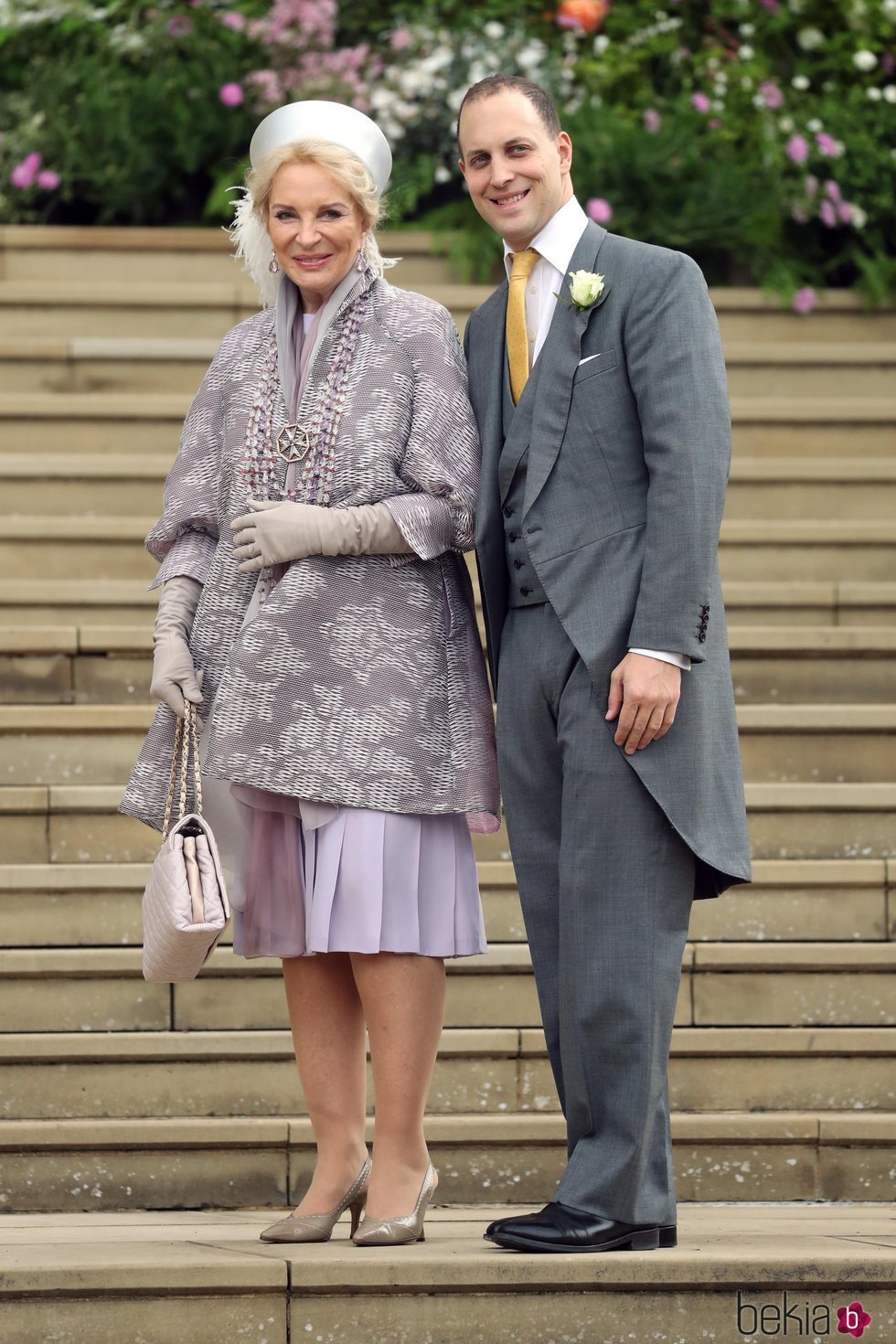 La Princesa Michael de Kent y Lord Frederick Windsor en la boda de Lady Gabriella Windsor y Thomas Kingston