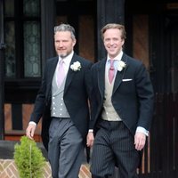 Thomas Kingston en su boda con Lady Gabriella Windsor