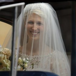 Lady Gabriella Windsor en su boda con Thomas Kingston