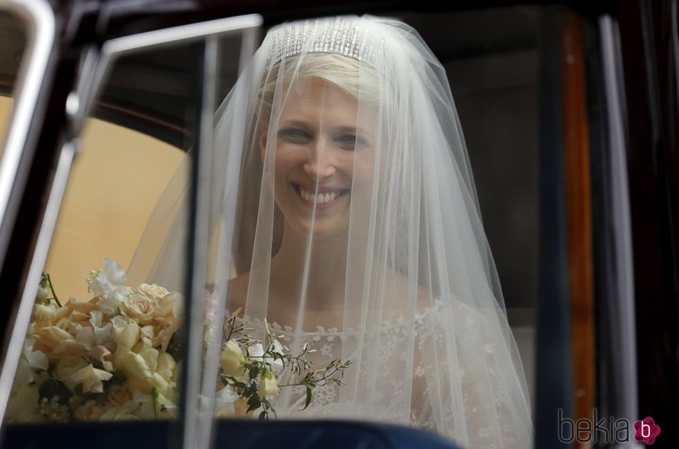 Lady Gabriella Windsor en su boda con Thomas Kingston