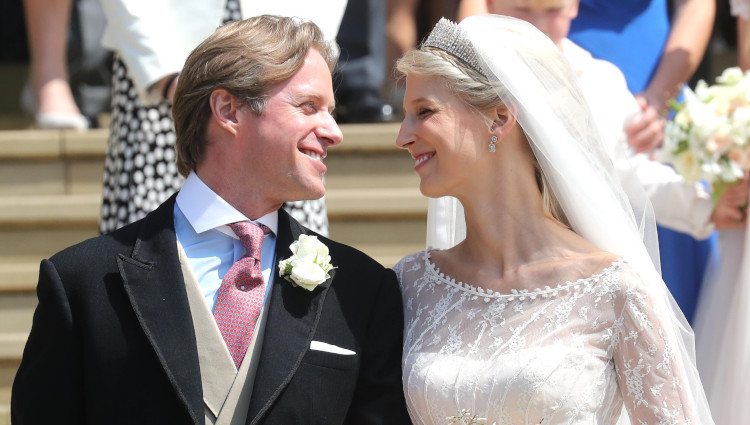 Lady Gabriella Windsor y Thomas Kingston en su boda