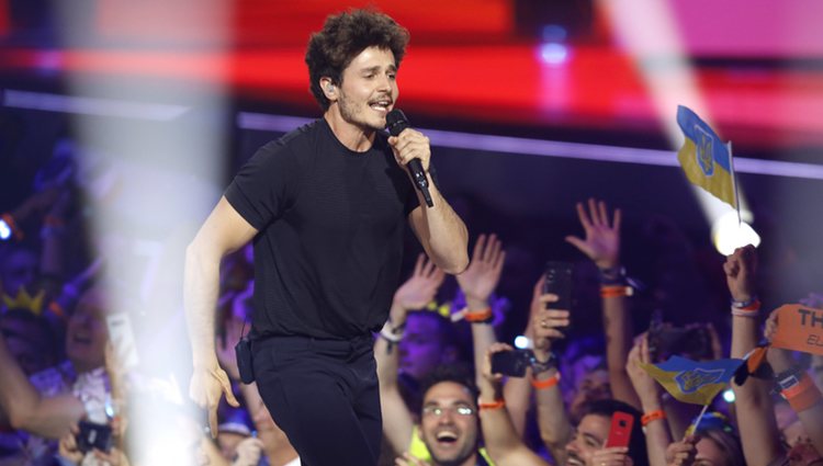 Miki Núñez en su actuación en el Festival de Eurovisión 2019