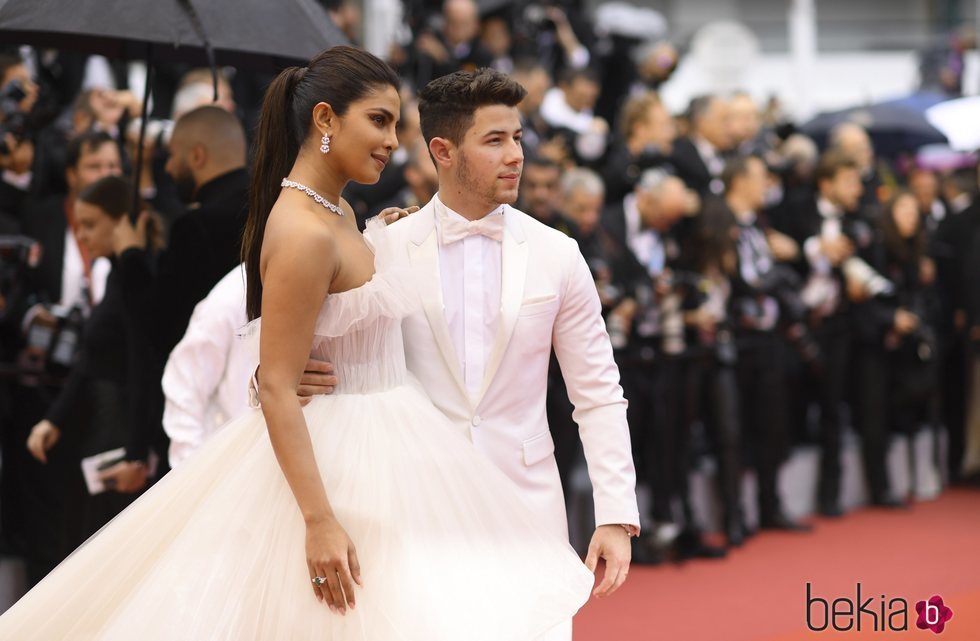 Nick Jonas y Priyanka Chopra en la alfombra roja del Festival de Cannes 2019