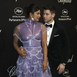 Nick Jonas y Priyanka Chopra en la Fiesta de Chopard durante el Festival de Cannes 2019