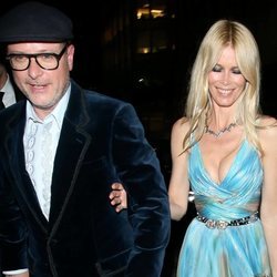 Claudia Schiffer y Matthew Vaughn, juntos en el estreno de 'Rocketman'