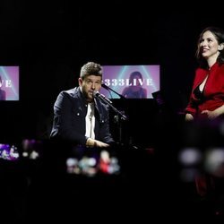 Pablo López y Paty Cantú en la sala Joy Eslava de Madrid