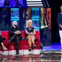 Jorge Javier Vázquez tratando de que Kiko Rivera y Chabelita Pantoja se reconcilien en 'Supervivientes 2019'