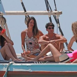 Laura Matamoros con Daniel Illescas en Ibiza