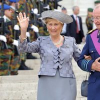 Los Reyes Alberto y Paola en el Día Nacional de Bélgica 2010