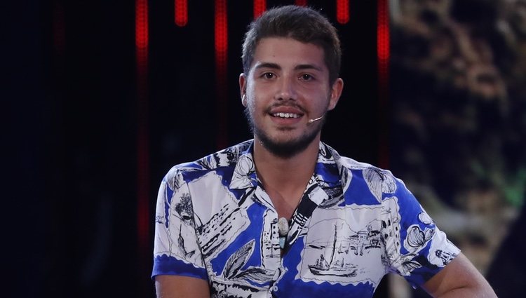 Jonathan Piqueras durante su entrevista en 'Supervivientes 2019'