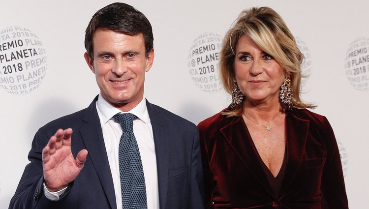 Manuel Valls y Susana Gallardo en los Premios Planeta 2018