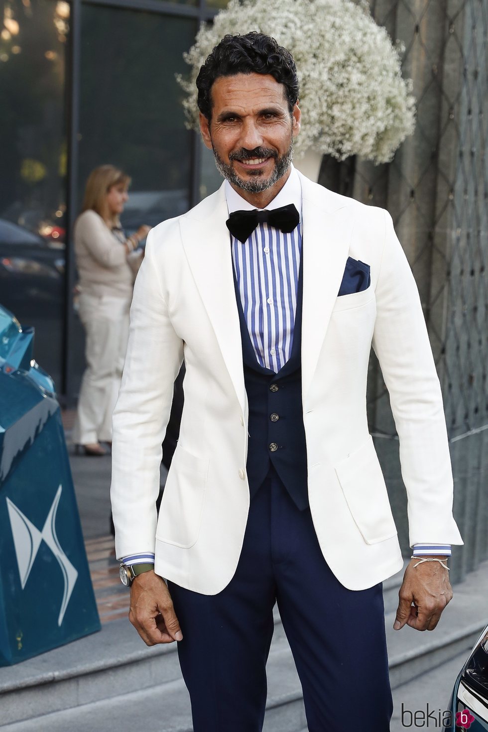 Óscar Higares llegando a la Gala Solidaria contra el Cáncer de Elle