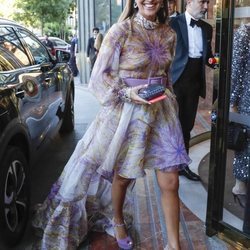 Paula Echevarría a su llegada a la Gala contra el cáncer de Elle