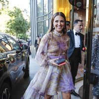 Paula Echevarría a su llegada a la Gala contra el cáncer de Elle