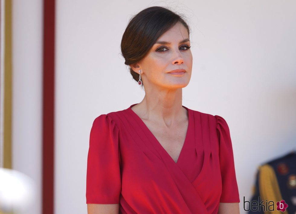 La Reina Letizia en el desfile del Día de las Fuerzas Armadas