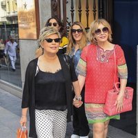 Terelu Campos y Mila Ximénez tras la despedida de soltera de Belén Esteban