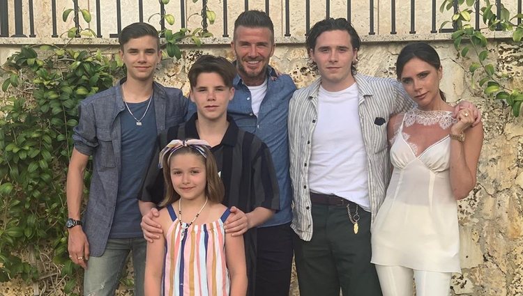 La Familia Beckham de vacaciones en Miami