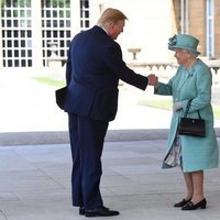 La Reina Isabel recibe a Donald Trump con motivo de su Viaje de Estado a Reino Unido