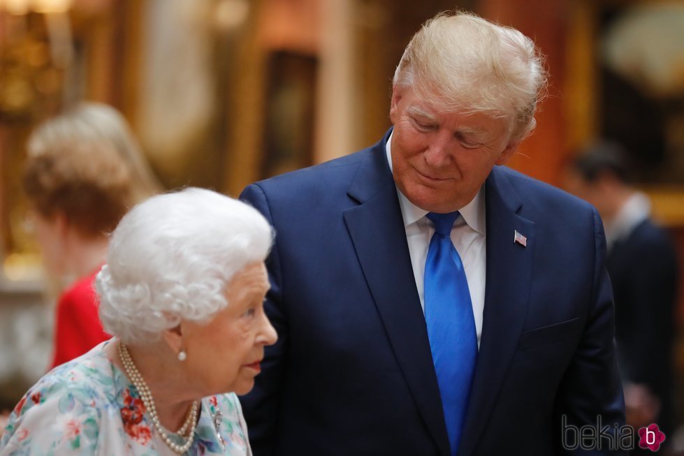 La Reina Isabel II enseña a Donald Trump la Royal Collection en su Viaje de Estado a Reino Unido