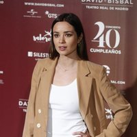 Dafne Fernández en el concierto por el 40 cumpleaños de David Bisbal