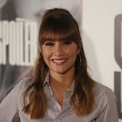 Aitana, sonriente durante la presentación de su disco 'Spoiler'