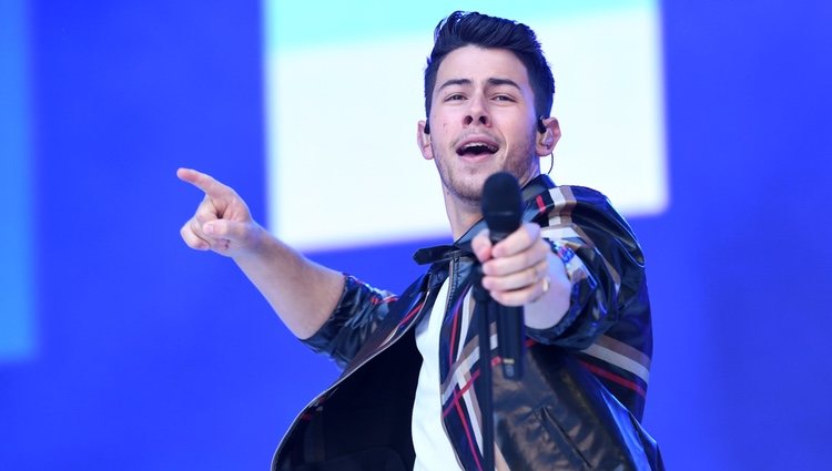 Nick Jonas en un concierto en Wembley