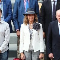 El Rey Juan Carlos y la Infanta Elena en el torneo de Roland Garros 2019