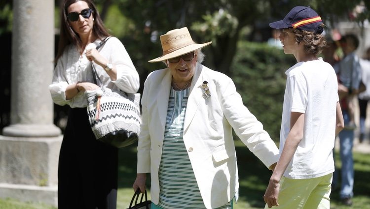 La Infanta Pilar acude junto a Bárbara Cano y uno de sus nietos al 'Family Day 2019'