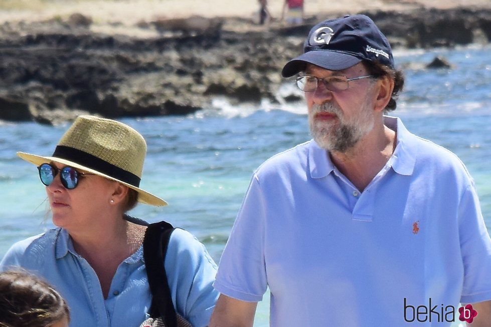 Mariano Rajoy y Elvira Fernández disfrutando de unas vacaciones en Formentera