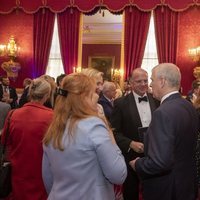 El Príncipe Andrés y Sarah Ferguson en un evento de Pitch at Palace en St James's Palace