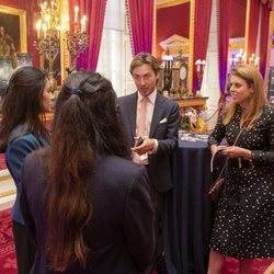 Beatriz de York y Edoardo Mapelli Mozzi en un acto oficial en St James' Palace