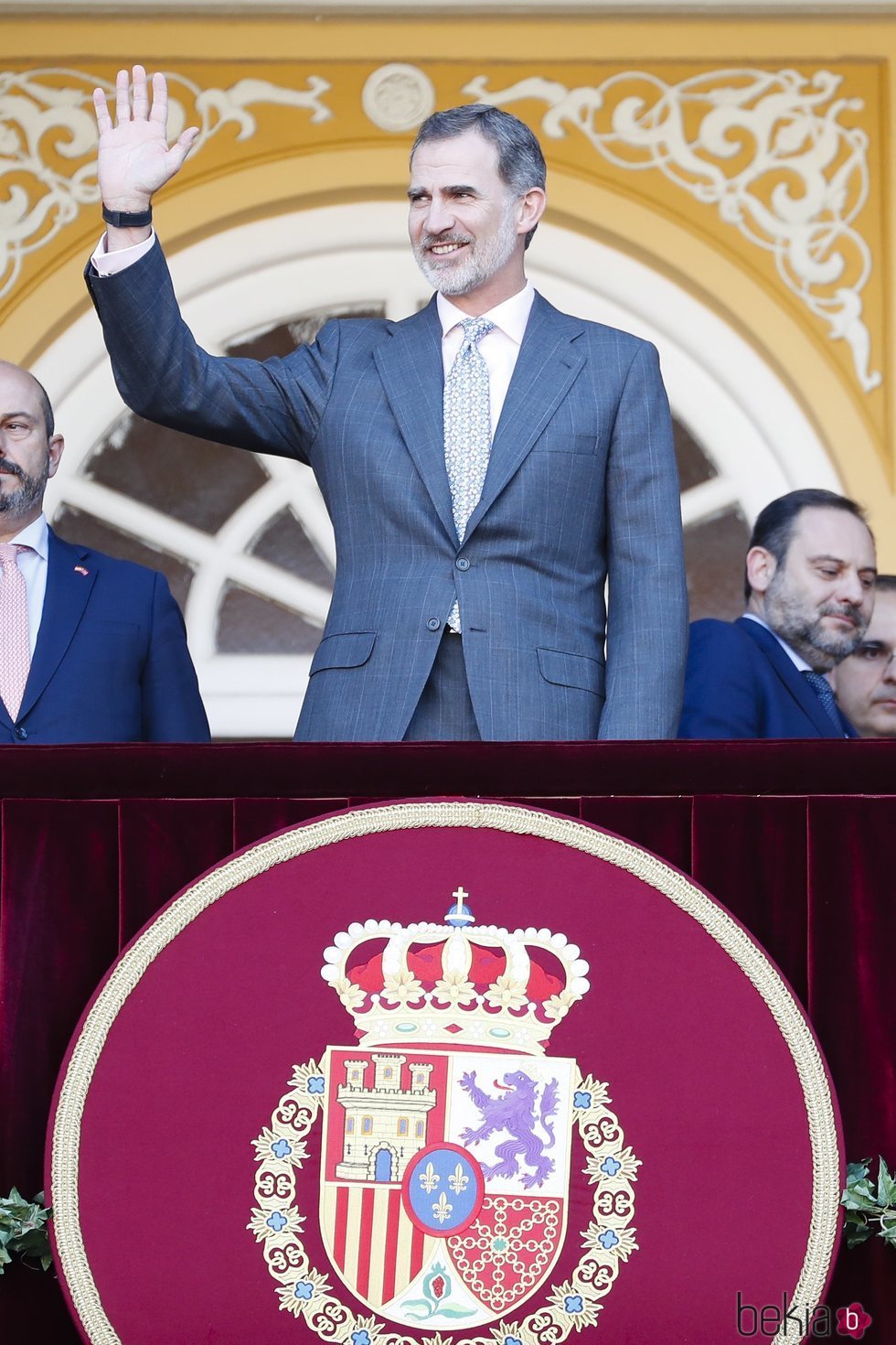 El Rey Felipe VI en la corrida de la beneficencia 2019