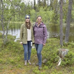 Victoria de Suecia y Sofia Hellqvist en Dalarna