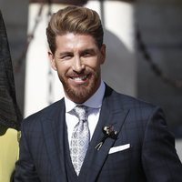 Sergio Ramos saliendo del hotel en su boda con Pilar Rubio