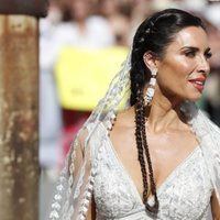 Pilar Rubio llegando a su boda con Sergio Ramos