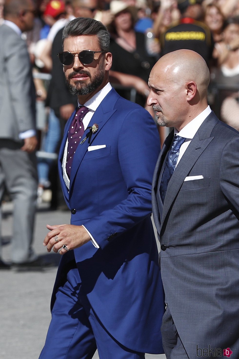 René Ramos a su llegada a la boda de Pilar Rubio y Sergio Ramos