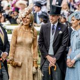 Máxima y Guillermo de Holanda junto a los Duques de Cambridge en Ascot 2019