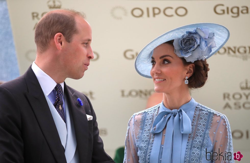 Los Duques de Cambridge en Ascot 2019