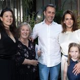 Pauline Ducruet con su familia paterna en la Paris Fashion Week 2019