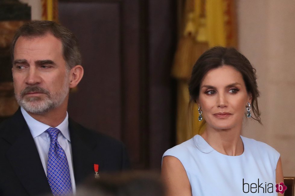 Los Reyes Felipe y Letizia en el quinto aniversario de reinado de Felipe VI