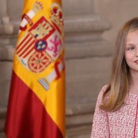 La Princesa Leonor en el quinto aniversario de reinado de Felipe VI